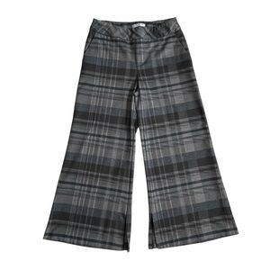 I Love Tyler Madison Women's The Senna Wide Gaucho
Trouser Size S Plaid Ponte
